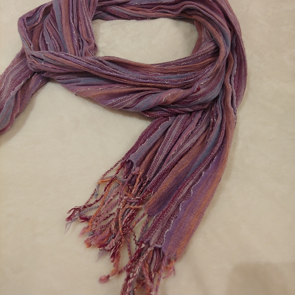 2 for $25 | Multi-colored neck scarf - Picture 2 of 3